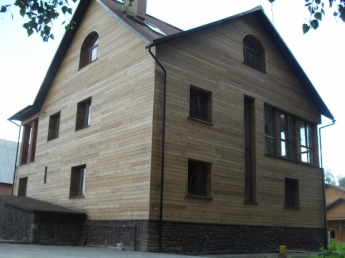Наружная отделка дома. планкен 20*140