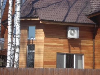 Наружная отделка дома. планкен 20*140